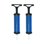 2Pcs Soccer Inflator Aerate Football Ball Pump with Needle Gasing Basketball Encourage Volleyball Bulging Gas Aeration Bucket (R